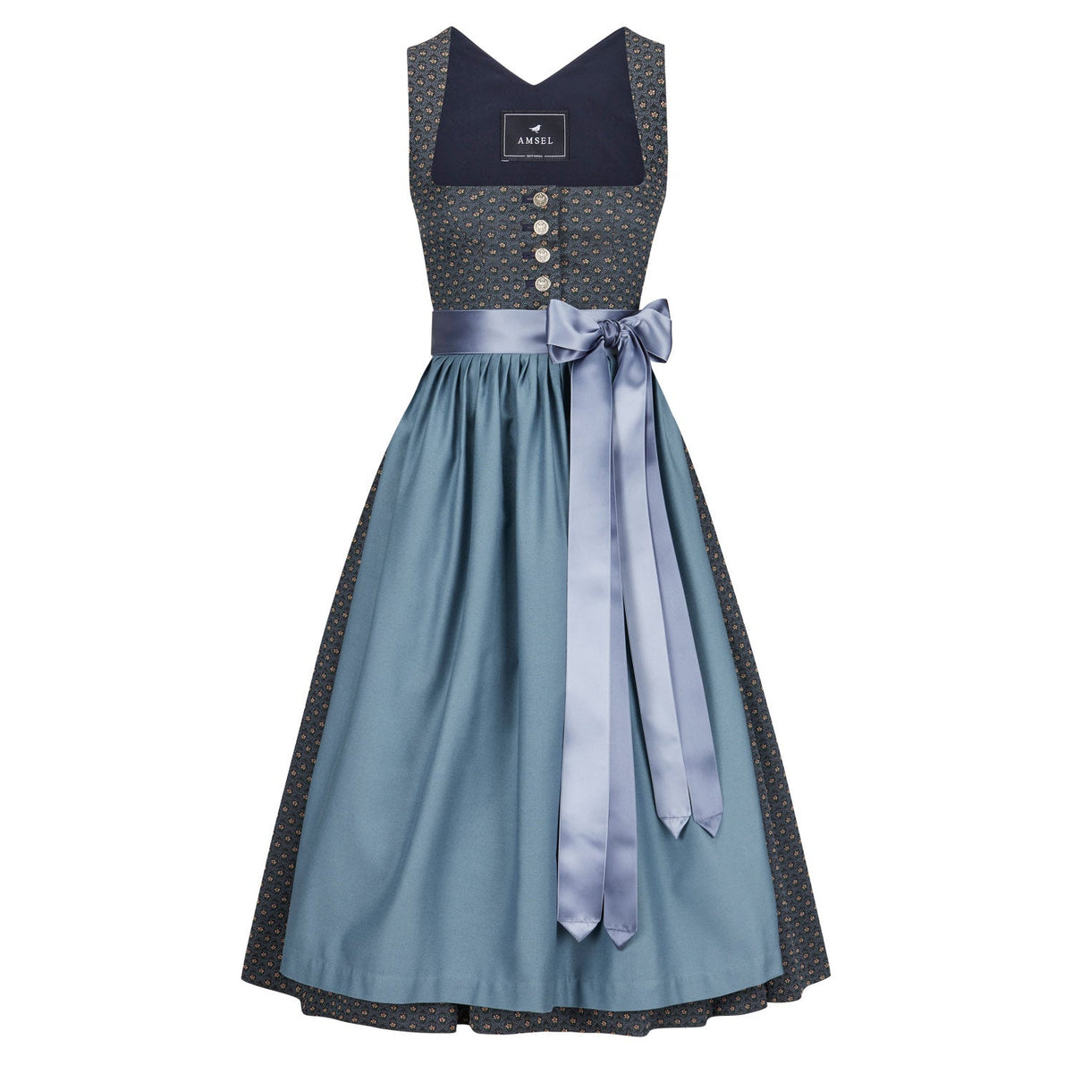 Dirndl Clea Mittelblau - Amsel Fashion