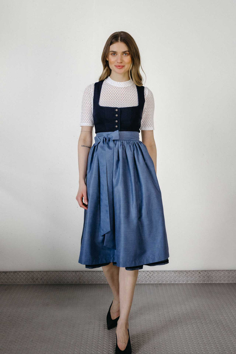 Dirndl Isabella Blau - Amsel Fashion