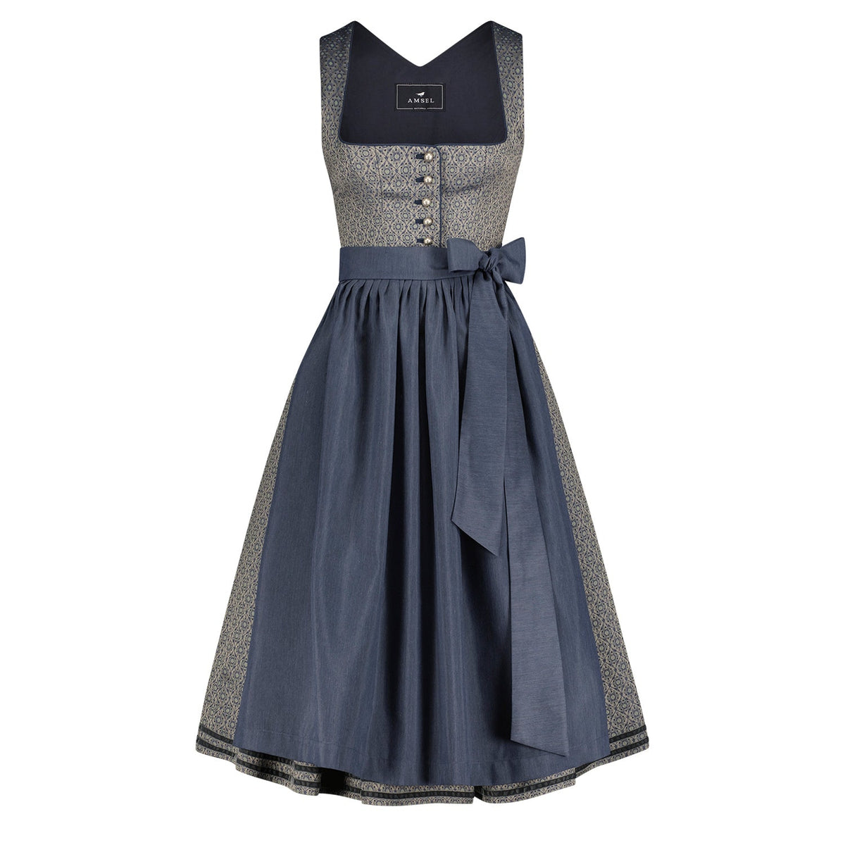 Dirndl Kira silberblau - Amsel Fashion