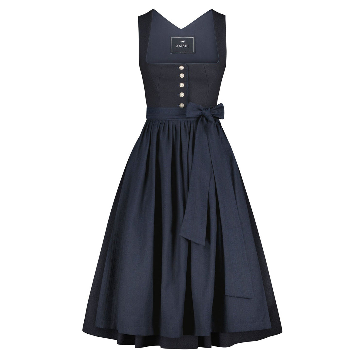 Dirndl Klara Blau (lang) - Amsel Fashion