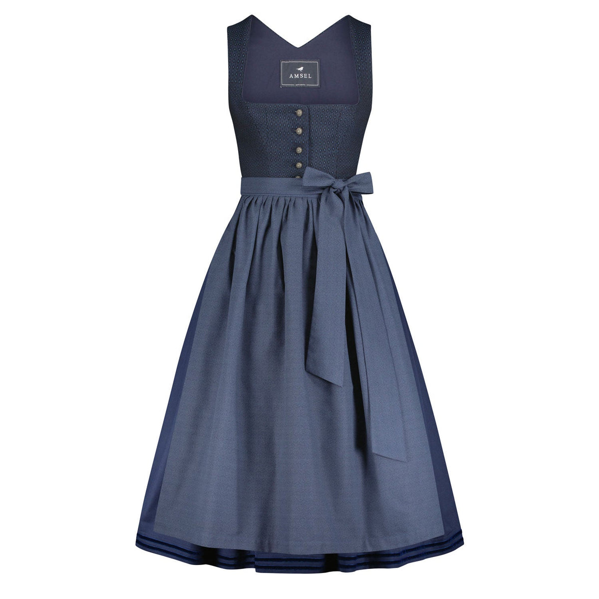 Dirndl Madita Blau (lang) - Amsel Fashion