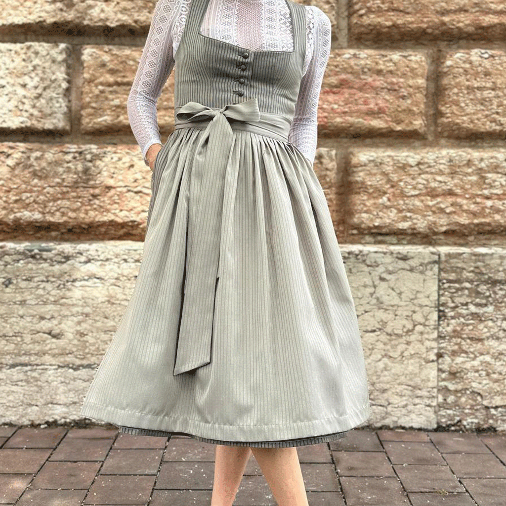 Dirndl Mina taupe - Amsel Fashion