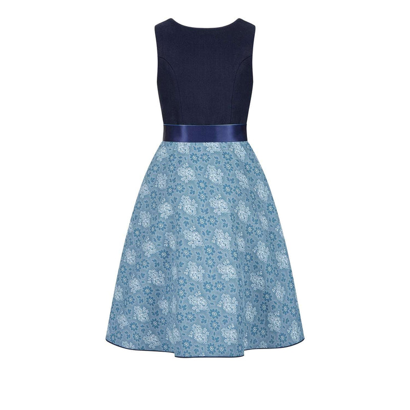 Kinderdirndl Leonie (blau) - Amsel Fashion