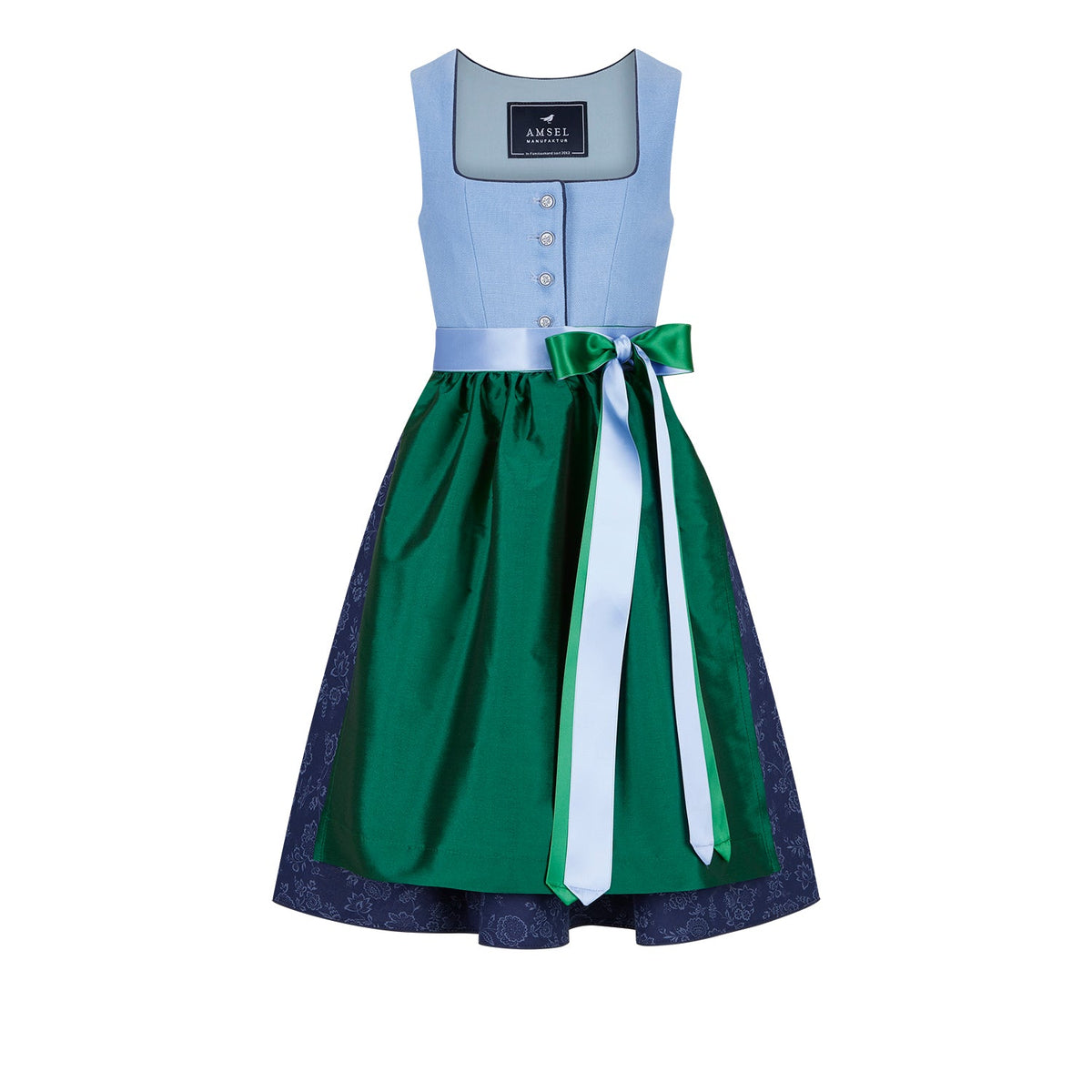 Kinderdirndl Leonie (hellblau) - Amsel Fashion