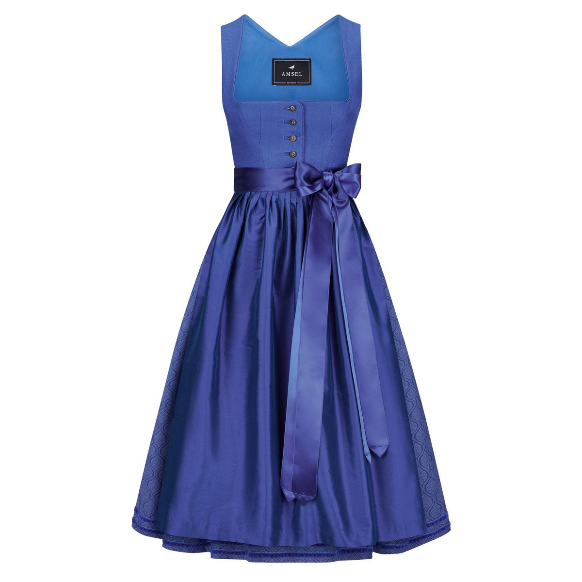 Leinendirndl Nele Blau - Amsel Fashion