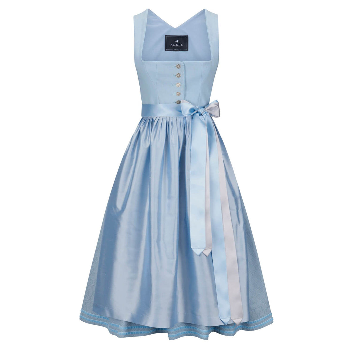 Leinendirndl Nele Hellblau - Amsel Fashion