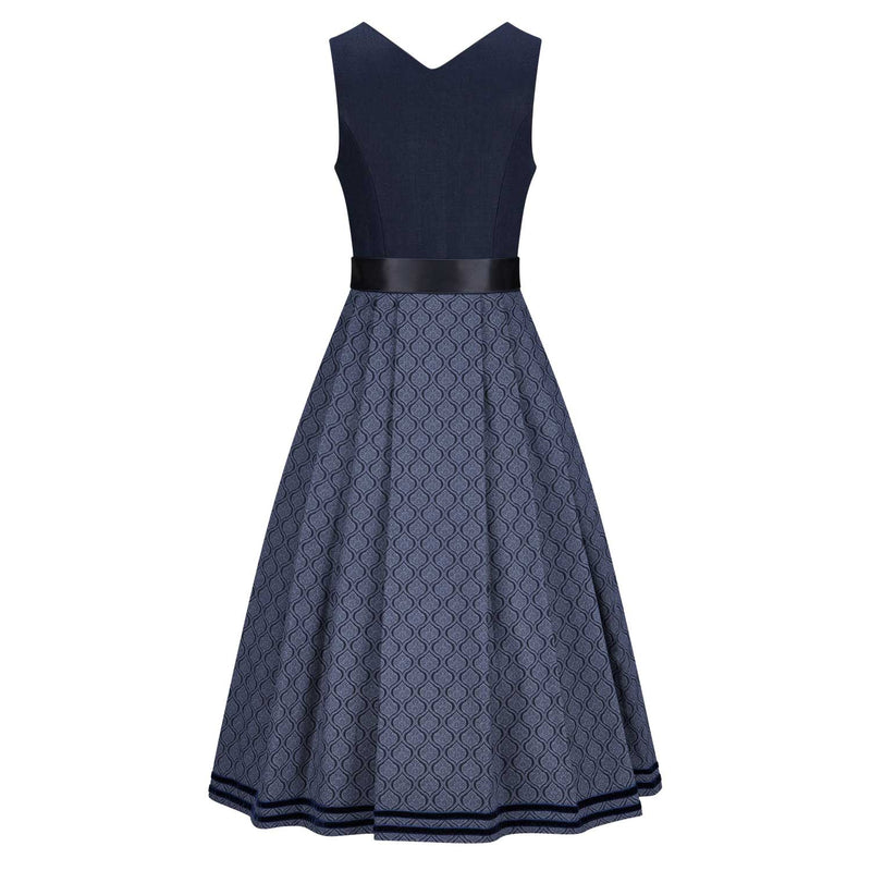 Leinendirndl Nele Navy - Amsel Fashion