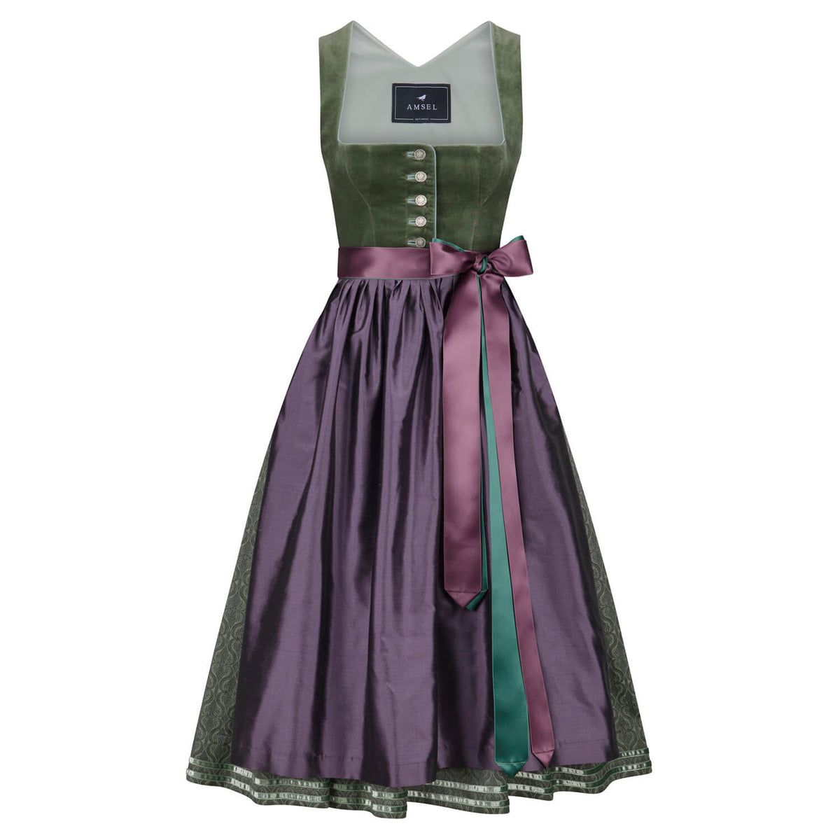 Samtdirndl Lea Salbei - Amsel Fashion