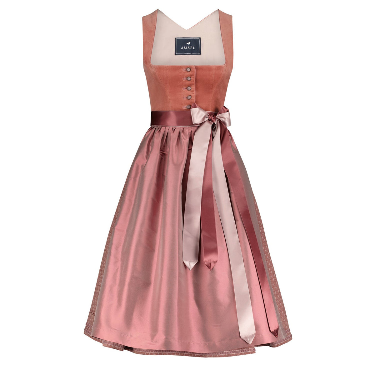 Samtdirndl Mara Peach - Amsel Fashion