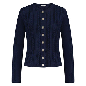 Strickjacke Loren marine - Amsel Fashion